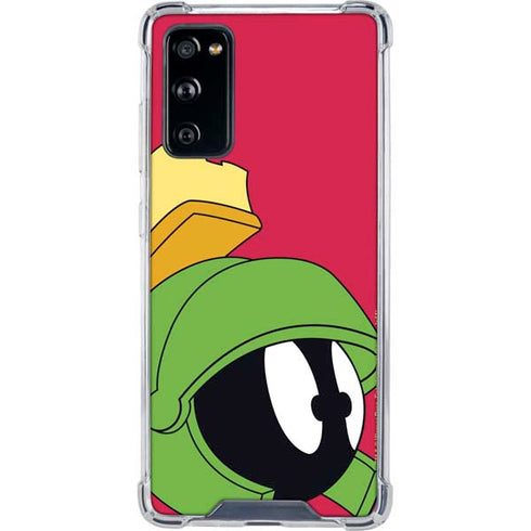 Looney Tunes Marvin The Martian Zoomed In Galaxy S20 FE Clear Case